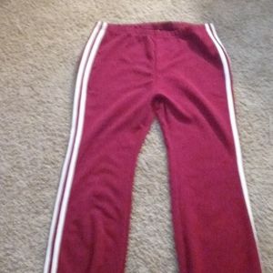 Flaired. Track pants